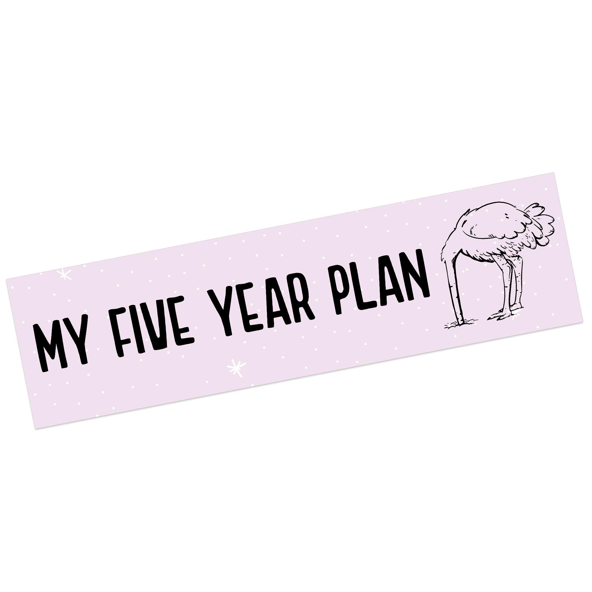 My Five Year Plan