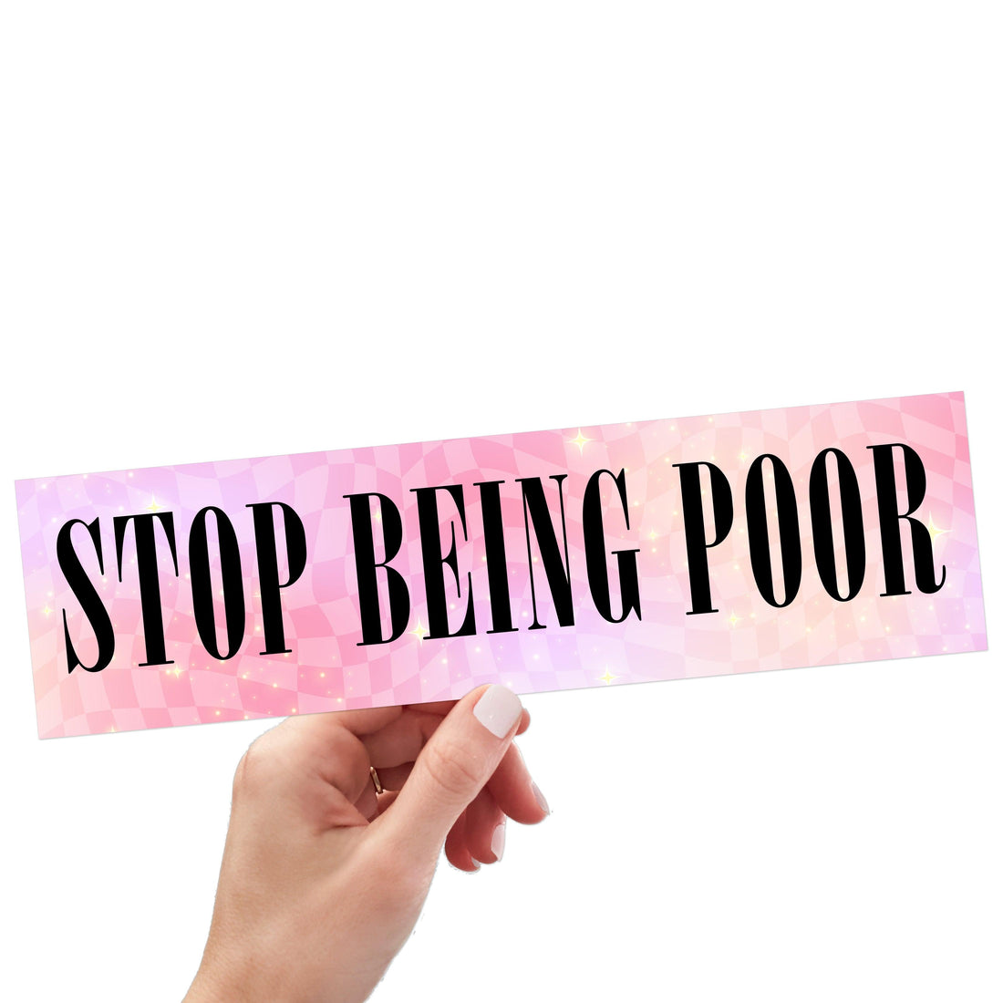 Stop Being Poor